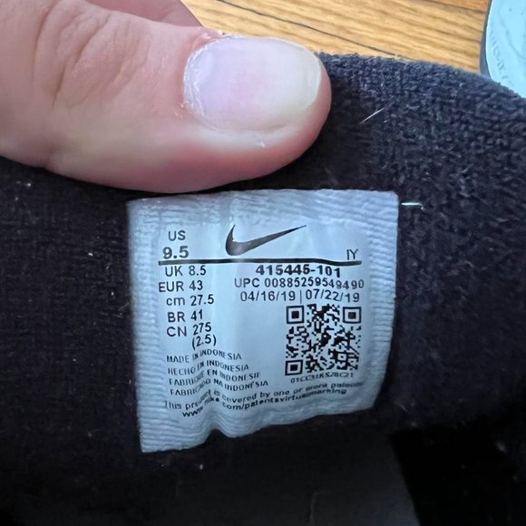 Thrifted Nike Air Monarch IV “White Varsity Red” - Picture 4 of 4